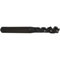 OSG Spiral Flute Tap: M10x1.25 Metric Fine, 3 Flutes, Modified Bottoming, 6H Class of Fit, Vanadium High Speed Steel, Oxide Coated 100 mm OAL, Right Hand Thread 2291701 - 82392705