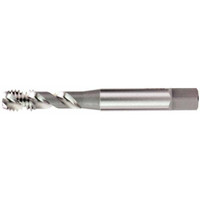 OSG Spiral Flute Tap: M12x1.75 Metric Coarse, 3 Flutes, Modified Bottoming, 6H Class of Fit, Vanadium High Speed Steel, Nitride Coated 1.6563" Thread Length, 110 mm OAL, Right Hand Thread, D6, Series 13119 1311901303 - 70866272