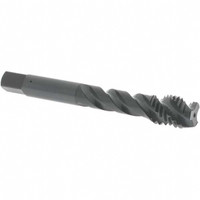 OSG Spiral Flute Tap: M12x1.75 Metric Coarse, 3 Flutes, Modified Bottoming, 6H Class of Fit, Vanadium High Speed Steel, Oxide Coated 3-3/8" OAL, Right Hand Thread, D6 1756901 - 75045534