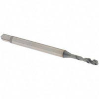 OSG Spiral Flute Tap: M2.5x0.45 Metric Coarse, 2 Flutes, Semi-Bottoming, 6H Class of Fit, Powdered Metal, V Coated 50 mm OAL, Right Hand Thread, D3, Series 16500 1650003908 - 49195480
