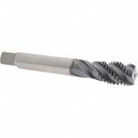 OSG Spiral Flute Tap: M24x3.00 Metric Coarse, 4 Flutes, Modified Bottoming, 6H Class of Fit, Powdered Metal, TICN Coated 30 mm Thread Length, 160 mm OAL, Right Hand Thread, D8, Series 16500 1650002908 - 92886746