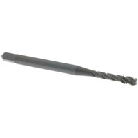 OSG Spiral Flute Tap: M3x0.50 Metric Coarse, 3 Flutes, Bottoming, 6H Class of Fit, Vanadium High Speed Steel, Oxide Coated 5/8" Thread Length, 1-15/16" OAL, Right Hand Thread, D3, Series 343 1755001 - 70852124