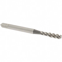OSG Spiral Flute Tap: M4x0.70 Metric Coarse, 3 Flutes, Bottoming, 6H Class of Fit, High Speed Steel, Bright/Uncoated 2-1/8" OAL, Right Hand Thread 2988100 - 04622205