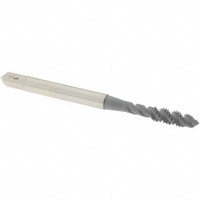 OSG Spiral Flute Tap: M4x0.70 Metric Coarse, 3 Flutes, Plug, 6H Class of Fit, High Speed Steel, elektraLUBE Coated 2-1/8" OAL, Right Hand Thread, D4, Series 143 1985402 - 65026049