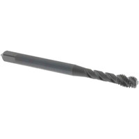 OSG Spiral Flute Tap: M5x0.80 Metric Coarse, 3 Flutes, Bottoming, 6H Class of Fit, Vanadium High Speed Steel, Oxide Coated 7/8" Thread Length, 2-3/8" OAL, Right Hand Thread, D4, Series 343 1755601 - 70852140