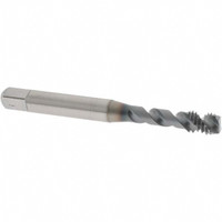 OSG Spiral Flute Tap: M6x1.00 Metric Coarse, 2 Flutes, Modified Bottoming, 6H Class of Fit, Vanadium High Speed Steel, TICN Coated 2-1/2" OAL, Right Hand Thread, Series 13158 1315800408 - 75764480