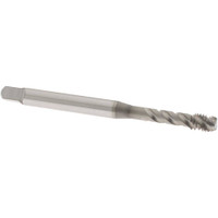 OSG Spiral Flute Tap: M6x1.00 Metric Coarse, 3 Flutes, Modified Bottoming, 6H Class of Fit, Vanadium High Speed Steel, Nitride Coated 1" Thread Length, 2-1/2" OAL, Right Hand Thread, D5, Series 13119 1311900503 - 70866256