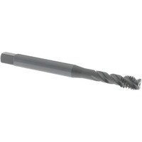 OSG Spiral Flute Tap: M8x1.25 Metric Coarse, 3 Flutes, Modified Bottoming, 6H Class of Fit, Vanadium High Speed Steel, Oxide Coated 90 mm OAL, Right Hand Thread 2291401 - 67632695