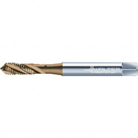 Walter Prototyp Spiral Flute Tap: M8x1.25, Metric, 3 Flute, Modified Bottoming, 6HX Class of Fit, Cobalt, TiN Finish 12.00 mm Thread Length, 90.00 mm OAL, Right Hand Flute, Right Hand Thread, Series M2051305 6149761 - 36351195