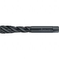 Walter Prototyp Spiral Flute Tap: M4x0.70, Metric, 3 Flute, Modified Bottoming Chamfer, 6HX Class of Fit, Powdered Metal, Vaporisiert Finish 7.00 mm Thread Length, 64.63 mm OAL, Right Hand Flute, Right Hand Thread, Series TC142 6714334 - 41783051