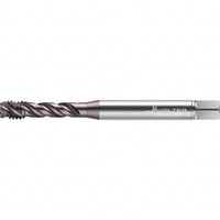 Walter Prototyp Spiral Flute Tap: M8 Metric, 3 Flutes, Semi-Bottoming, 6HX Class of Fit, High Speed Steel, TiAlN Coated 12 mm Thread Length, 90 mm OAL, Right Hand Thread, Series TC117 7557137 - 95980975