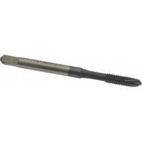 Accupro Spiral Point Tap: M4 x 0.7, Metric Coarse, 3 Flutes, Plug, 6H, Powdered Metal, TiCN Finish Right Hand, D4 31034-00C - 62490867