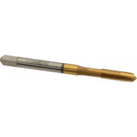 Accupro Spiral Point Tap: M5 x 0.8, Metric Coarse, 3 Flutes, Plug, 6H, Powdered Metal, TiN Finish Right Hand, D4 31044-00T - 62490644