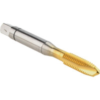 Accupro Spiral Point Tap: M6 x 1, Metric Coarse, 3 Flutes, Plug, 6H, Powdered Metal, TiN Finish Right Hand, D5 31055-00T - 62490651