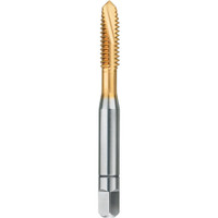 Balax Spiral Point Tap: M3.5x0.6 Metric, 3 Flutes, Plug Chamfer, 6H Class of Fit, Powdered Metal High-Speed Steel, Bright/Uncoated 3/8" Thread Length, 2" OAL, Right Hand, D4, Series BX100 31024-000 - 32043028