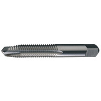Cle-Line Spiral Point Tap: M12x1.75 Metric Coarse, 3 Flutes, Plug, 6H Class of Fit, High Speed Steel, Bright Finish 1-21/32" Thread Length, 3-3/8" OAL, Right Hand, D6, Series 0411M C62187 - 57636086