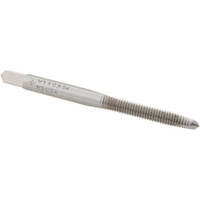 Cleveland Twist Drill Spiral Point Tap: M5x0.80 Metric Coarse, 2 Flutes, Plug, 6H Class of Fit, High Speed Steel, Bright Finish 1/2" Thread Length, 2-3/8" OAL, Right Hand, D4, Series 1011 C57110 - 71355945