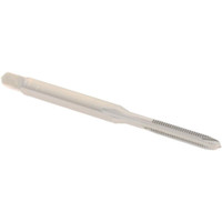 Hertel Spiral Point Tap: M2.5x0.45 Metric Coarse, 2 Flutes, Plug, 6H Class of Fit, High Speed Steel Right Hand, D3, K027719AS - 87145611