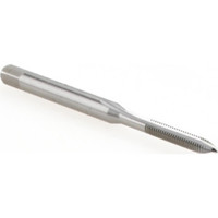 Hertel Spiral Point Tap: M2.5x0.45 Metric Coarse, 2 Flutes, Plug, High Speed Steel, Bright Finish 1/2" Thread Length, Right Hand, D1, K020075AS - 07684483