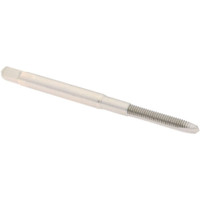 Hertel Spiral Point Tap: M3x0.50 Metric Coarse, 2 Flutes, Plug, 6H Class of Fit, High Speed Steel Right Hand, D3, K027723AS - 87145629