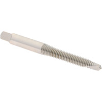 Hertel Spiral Point Tap: M6x1.00 Metric Coarse, 2 Flutes, Plug, 6H Class of Fit, High Speed Steel Right Hand, D5, K027743AS - 87145678