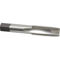 Kennametal Spiral Point Tap: M20 x 2.5, Metric Coarse, 3 Flutes, Plug, 6H, High Speed Steel, Bright Finish 2" Thread Length, 4-15/32" OAL, Right Hand, D7, Series 5351 1544152 - 88417985