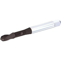 Kennametal Spiral Point Tap: M5x0.8 Metric, 2 Flutes, Plug Chamfer, 6H Class of Fit, High-Speed Steel-E, TiN,CrC,C Coated 15/32" Thread Length, 70.00 mm OAL, Right Hand, D4, Series T672 5689849 - 57456931