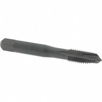 OSG Spiral Point Tap: M10x1.50 Metric Coarse, 3 Flutes, Plug, 6H Class of Fit, High Speed Steel, Oxide Coated 1-1/4" Thread Length, Right Hand, D6, Series 142 1981601 - 64162142