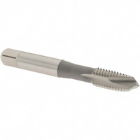 OSG Spiral Point Tap: M10x1.50 Metric Coarse, 3 Flutes, Plug, 6H Class of Fit, Vanadium High Speed Steel, Bright Finish 1-1/4" Thread Length, Right Hand, D6, 2891800 - 56538952