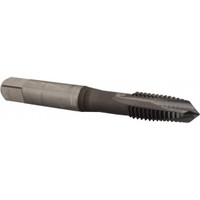 OSG Spiral Point Tap: M10x1.50 Metric Coarse, 3 Flutes, Plug, 6H Class of Fit, Vanadium High Speed Steel, TiCN Coated 1-1/4" Thread Length, Right Hand, D6, 2891808 - 75094573