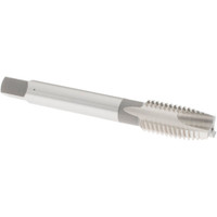 OSG Spiral Point Tap: M12x1.75 Metric Coarse, 3 Flutes, Plug, 6H Class of Fit, High Speed Steel, Bright Finish 1-21/32" Thread Length, Right Hand, D6, Series 142 1981900 - 65134124