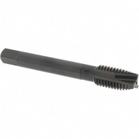 OSG Spiral Point Tap: M12x1.75 Metric Coarse, 3 Flutes, Plug, 6H Class of Fit, Vanadium High Speed Steel, Oxide Coated 1-21/32" Thread Length, Right Hand, D6, Series 289 2892301 - 64047442