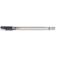 OSG Spiral Point Tap: M12x1.75 Metric, 3 Flutes, Plug, 6H Class of Fit, Powdered Metal, TiCN Coated 21 mm Thread Length, 180 mm OAL, Right Hand, D6, Series 16530 1653006708 - 49233059