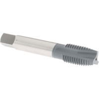OSG Spiral Point Tap: M20x2.50 Metric Coarse, 3 Flutes, Plug, 6H Class of Fit, High Speed Steel, elektraLUBE Coated 2" Thread Length, Right Hand, D7, Series 102M 1983702 - 65134660