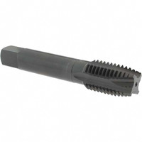 OSG Spiral Point Tap: M24x3.00 Metric Coarse, 4 Flutes, Plug, 6H Class of Fit, Vanadium High Speed Steel, Oxide Coated 2-7/32" Thread Length, Right Hand, D8, 2894401 - 56539059