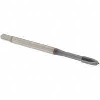 OSG Spiral Point Tap: M4x0.50 Metric Fine, 3 Flutes, Plug, 6H Class of Fit, Powdered Metal, TiCN Coated 8.2 mm Thread Length, 63 mm OAL, Right Hand, D3, Series 16510 1651000208 - 40466096