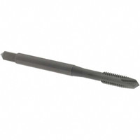 OSG Spiral Point Tap: M5x0.80 Metric Coarse, 2 Flutes, Plug, 6H Class of Fit, High Speed Steel, Oxide Coated 7/8" Thread Length, Right Hand, D4, Series 142 1980701 - 64162035