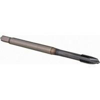 OSG Spiral Point Tap: M5x0.80 Metric Coarse, 3 Flutes, Plug, 6H Class of Fit, Powdered Metal, TiCN Coated 9.6 mm Thread Length, 70 mm OAL, Right Hand, D4, Series 16510 1651000508 - 40466369