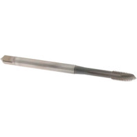 OSG Spiral Point Tap: M5x0.80 Metric Coarse, 3 Flutes, Plug, 6H Class of Fit, Vanadium High Speed Steel, Nitride Coated 7/8" Thread Length, Right Hand, D4, Series 11116 1111600403 - 70863980