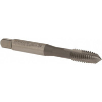 OSG Spiral Point Tap: M8x1.25 Metric Coarse, 3 Flutes, Plug, 6H Class of Fit, Vanadium High Speed Steel, Bright Finish 1-1/8" Thread Length, Right Hand, D5, 2891400 - 56538937