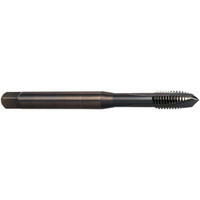 OSG Spiral Point Tap: M8x1.25 Metric Coarse, 3 Flutes, Plug, 6H Class of Fit, Vanadium High Speed Steel, Oxide Coated 1-1/8" Thread Length, 90 mm OAL, Right Hand, 2591401 - 67631192