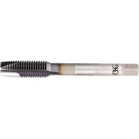 OSG Spiral Point Tap: M9x1.00 Metric Coarse, 3 Flutes, Plug, 6H Class of Fit, Powdered Metal, V Coated 90 mm OAL, Right Hand, D5, Series 16510 1651005108 - 49234552