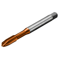 Sandvik Coromant Spiral Point Tap: M4x0.7 Metric, 3 Flutes, Plug Chamfer, 6H Class of Fit, Powdered Metal High-Speed Steel, AlCrN Coated 11.70 mm Thread Length, 63.00 mm OAL, Right Hand, Series T200-XM 6539627 - 49631609