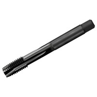 Sandvik Coromant Spiral Point Tap: M8x1.25 Metric, 3 Flutes, Plug Chamfer, 6H Class of Fit, Powdered Metal High-Speed Steel, FeN Coated 18.00 mm Thread Length, 90.00 mm OAL, Right Hand, Series T200-XM 6635006 - 49626260