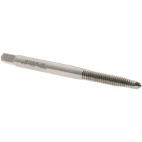 Value Collection Spiral Point Tap: M5x0.80 Metric Coarse, 2 Flutes, Plug, High Speed Steel, Bright Finish 7/8" Thread Length, Right Hand, D2, MSC-04997318 - 04997318