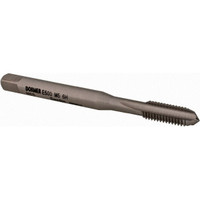 Dormer Pramet Straight Flute Tap: M5x0.8 Metric Coarse, 3 Flute, Bottoming Chamfer, 6H Class of Fit, HSS, Bright/Uncoated Finish 11.00 mm Thread Length, 58.00 mm OAL, Right Hand, Series E500 5976886 - 65648644