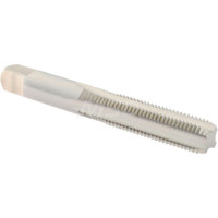Hertel Straight Flute Tap: M10x1.25 Metric Fine, 4 Flutes, Bottoming, High Speed Steel, Bright/Uncoated 2-15/16" OAL, Right Hand Thread, D5 K027762AS - 02383305