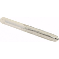 Hertel Straight Flute Tap: M6.3x1.00 Metric Coarse, 4 Flutes, Plug, High Speed Steel, Bright/Uncoated 2-1/2" OAL, Right Hand Thread, D5 K090946AS - 77429439