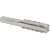 Hertel Straight Flutes Tap: Metric Coarse, 4 Flutes, Bottoming, 6H, High Speed Steel, Bright/Uncoated 3-13/16" OAL, Right Hand, D7 K027782AS - 02383487
