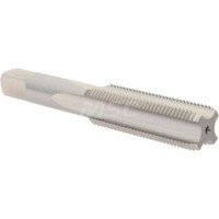 Hertel Straight Flutes Tap: Metric Fine, 4 Flutes, Bottoming, High Speed Steel, Bright/Uncoated 3-13/16" OAL, Right Hand, D6 K027786AS - 02383321